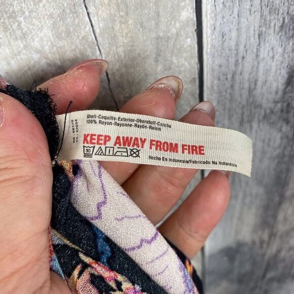 NWT Free People Embrace It Maxi Dress in Black Combo Size Small. - Picture 9 of 15